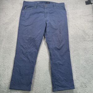 Adriano‎ Goldschmied Pants Men's 38x20 Blue AG The Everett Slim Straight Chino